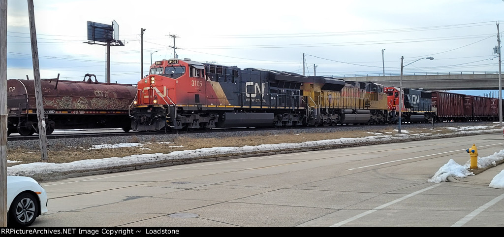 CN 3105 UP 8487 CN 5433